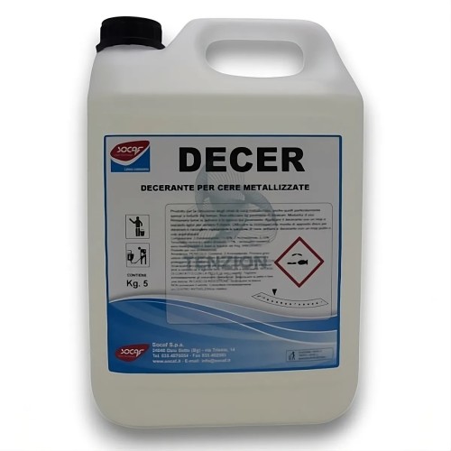 Detergente Decerante Concentrato 5Kg per Pavimenti - Socaf