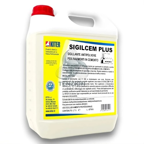 Sigillante Antipolvere Sigilcem Plus 5Lt per Cemento - Socaf