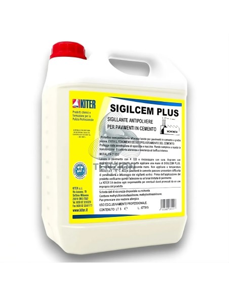 Sigillante Antipolvere Sigilcem Plus 5Lt per Cemento - Socaf