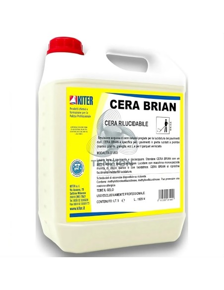 Cera Rilucidabile Autolucidante Cera Brian 5Lt - Socaf
