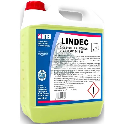 Decerante Bassa Schiuma Lindec 5Lt per Linoleum e Pavimenti - Socaf