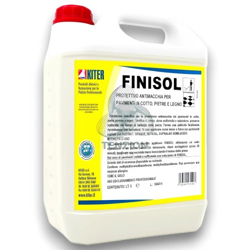 Protettivo Antimacchia Finisol 5Lt per Cotto, Pietre e Legno - Socaf