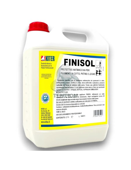 Protettivo Antimacchia Finisol 5Lt per Cotto, Pietre e Legno - Socaf