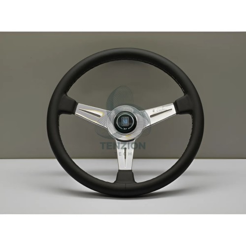 Volante Pelle Nera Ø360mm | ND 36 Razze Lucide | Nardi