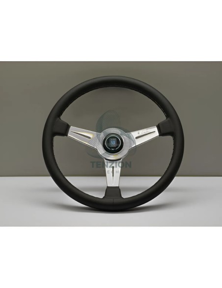 Volante Pelle Nera Ø360mm | ND 36 Razze Lucide | Nardi
