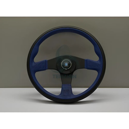 Volante Nardi Ø350mm | Pelle Nera/Blu | Twin Line