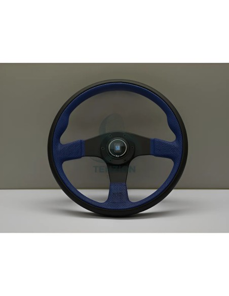 Volante Nardi Ø350mm | Pelle Nera/Blu | Twin Line
