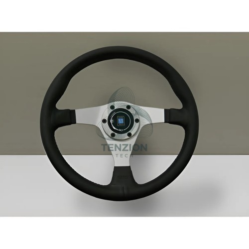 Volante Nardi Ø360mm | Gara Line Pelle Nera/Bianco