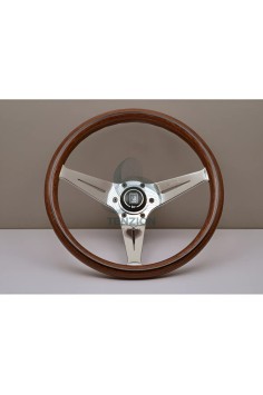 Volante Nardi Ø350mm | Deep Corn Mogano Razze Lucide