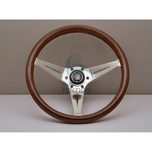 Volante Nardi Ø350mm | Deep Corn Mogano Razze Lucide