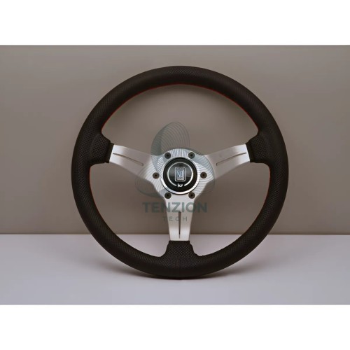 Volante Nardi Ø330mm | Deep Corn Traforata Bianche H53mm