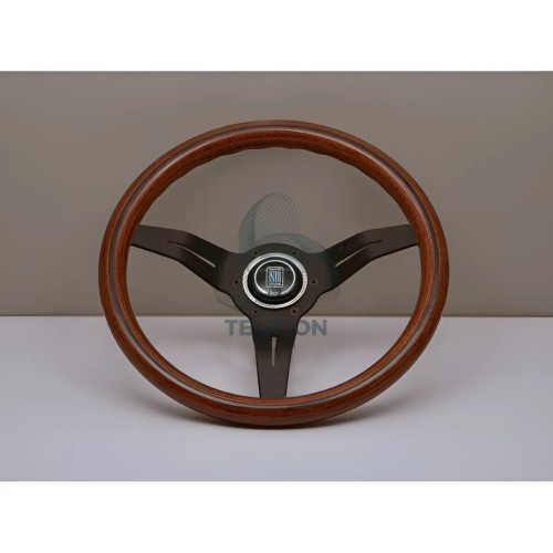 Volante Nardi Ø330mm | Deep Corn Mogano Razze Nere