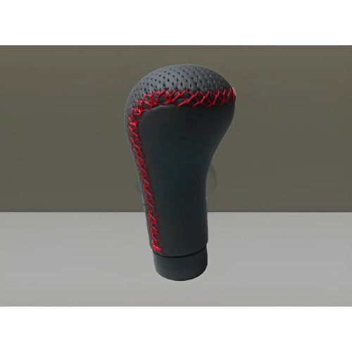 Pomello Cambio Nardi | Prestige Pelle Traforata Rossa