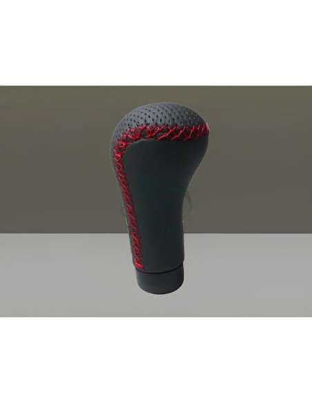 Pomello Cambio Nardi | Prestige Pelle Traforata Rossa