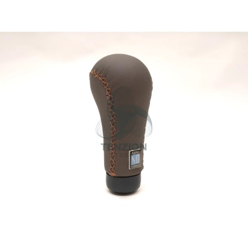 Pomello Cambio Nardi | Prestige in Pelle Marrone