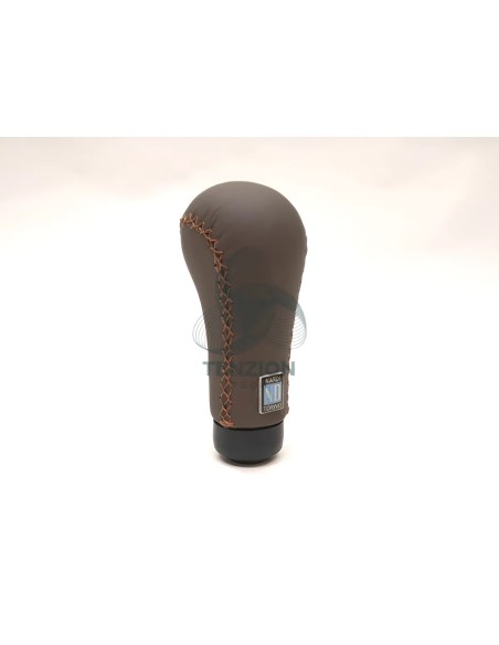 Pomello Cambio Nardi | Prestige in Pelle Marrone