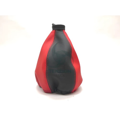 Cuffia Cambio Nardi | Universale Pelle Nera/Rossa