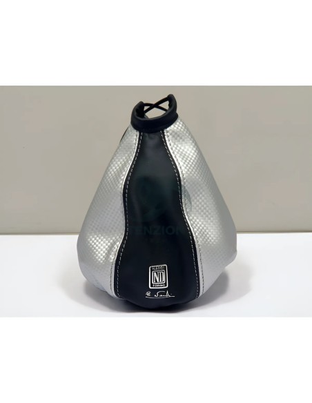 Cuffia Cambio Nardi | Universale Pelle Nera/Argento