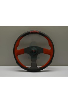 Volante Personal Ø350mm Rosso/Nero | Pole Position Line
