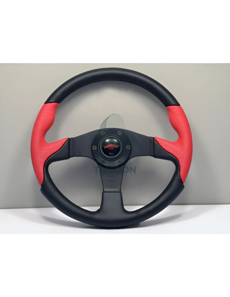 Volante Personal Ø350mm Nero/Rosso | Thunder Line