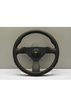 Volante Personal Ø350mm Nero/Giallo | Grinta Line