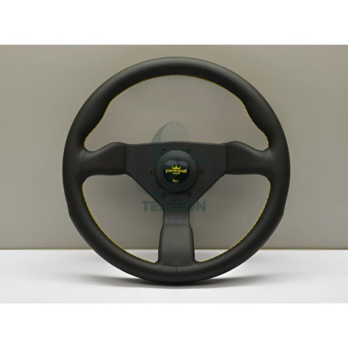 Volante Personal Ø350mm Nero/Giallo | Grinta Line