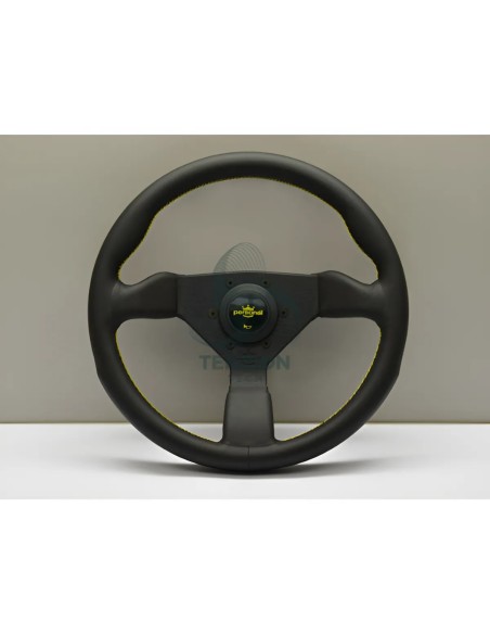 Volante Personal Ø350mm Nero/Giallo | Grinta Line