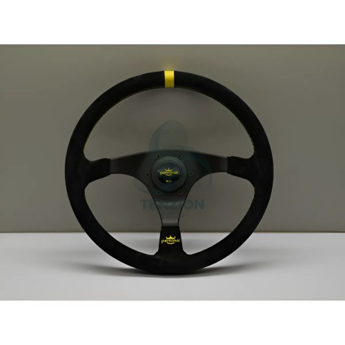Volante Personal Ø350mm Nero Scamosciato | Trophy Line