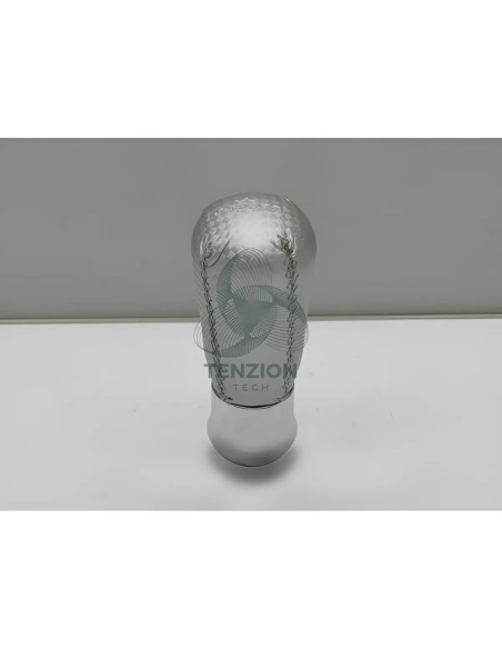 Pomello Cambio Pelle Argento Drop | Personal