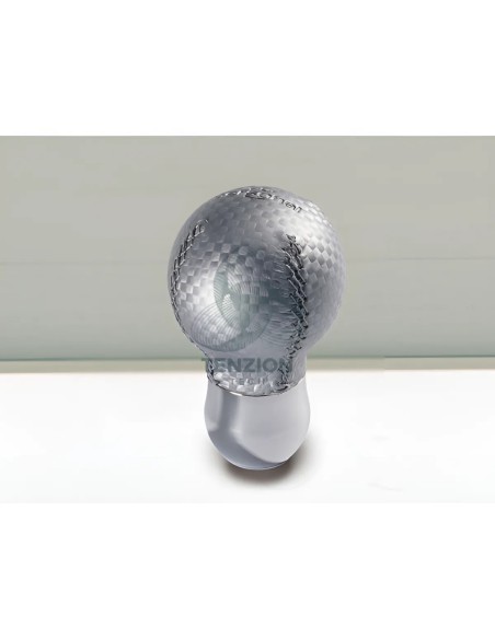 Pomello Cambio Pelle Argento Ball | Personal