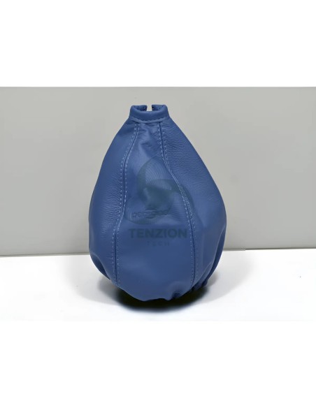 Cuffia Cambio Pelle Blu Logo Impresso | Personal