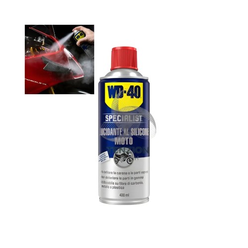 WD-40 39021/46 Lucidante Silicone Moto Specialist 400ml